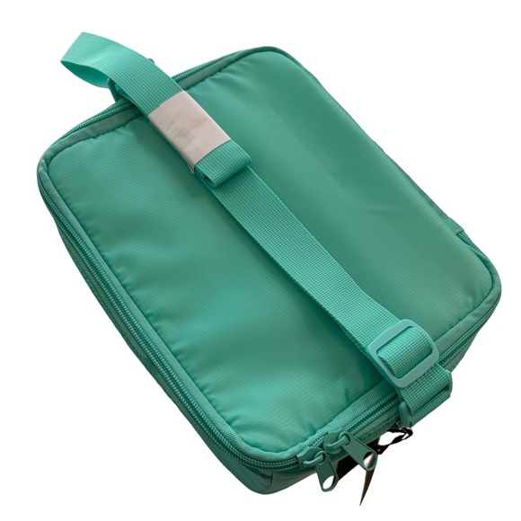 RELISTED *** PINK Victoria’s Secret 6 Pack Soft Palm Tree Cooler In Aqua NWT - Picture 2 of 10